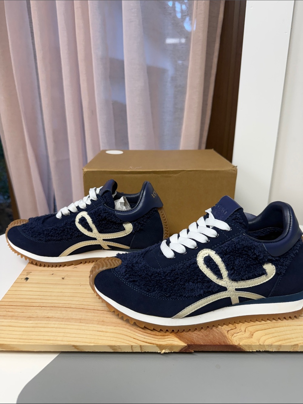 Women’s Loewe like Flow Runner Sneakers - Picture 2 of 15